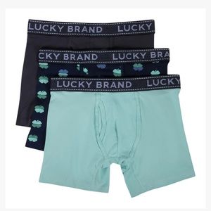 Lucky Brand california Men's 3 Pack Stretch Boxer
